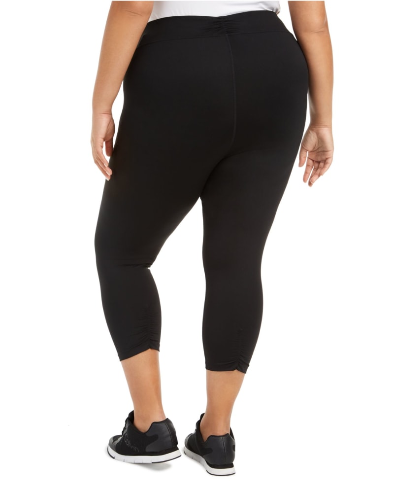 Calvin Klein Women s Athletic DryFlex Quick Dry Leggings Black 1X Bl